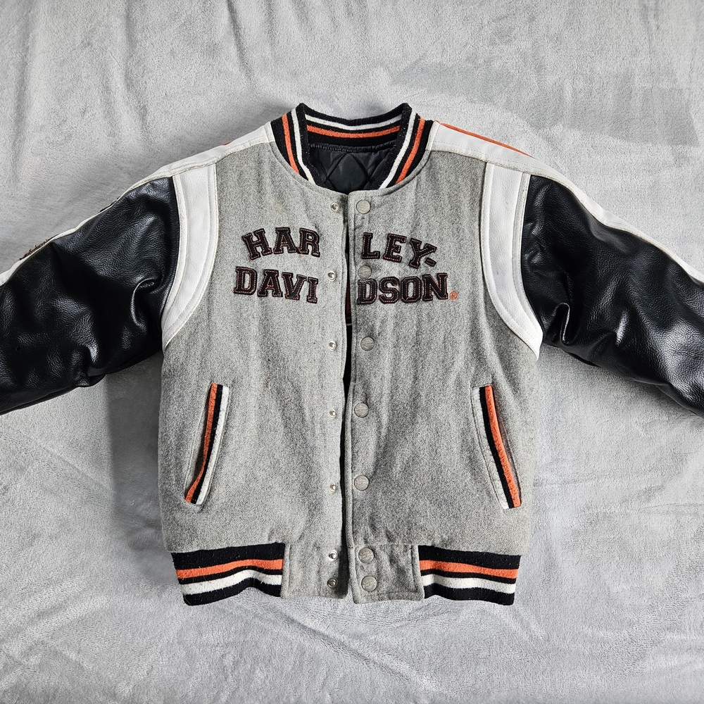 Harley Davidson - Reversible Varsity Jacket and Puffer Coat - Toddler Size 5
